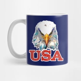 Red USA Eagle Head Mug